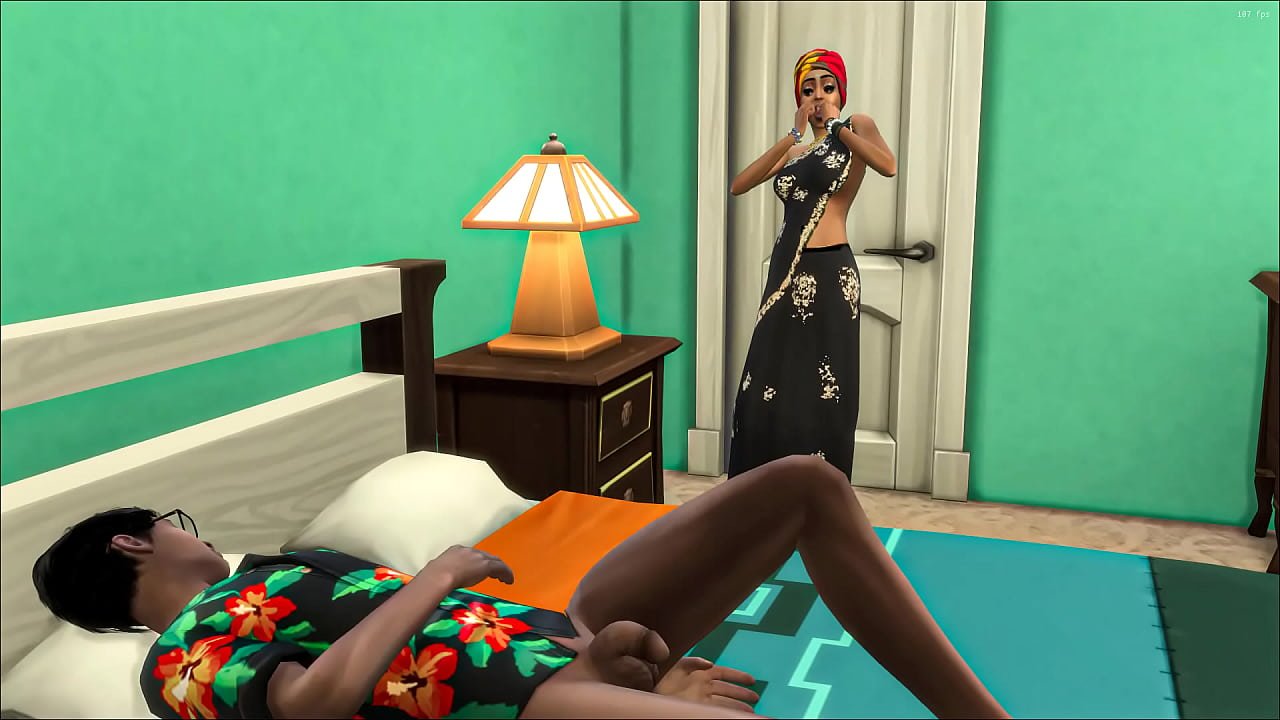 Indian widowed step mother catches her son naked in his bed while she was taking a nap and she couldn’t stand it anymore and she sucked because she was very horny – Mom and Stepson